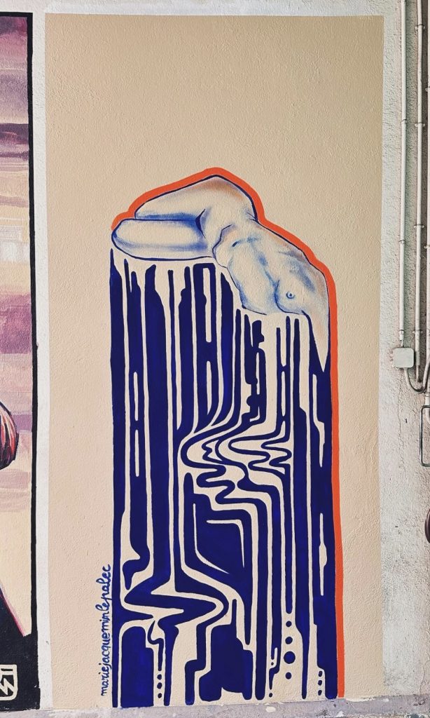 Oeuvre de Street Art de Marie Jacquemin Lepalec